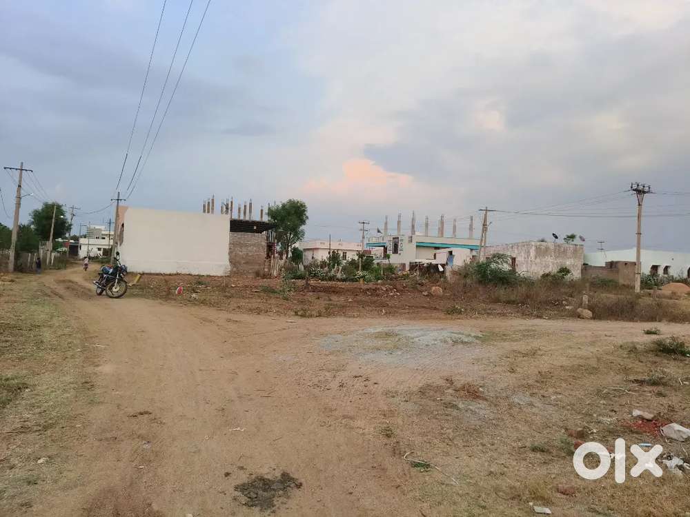 Urgent plot for sale in nagarkunool near to  Indian petrol bunk