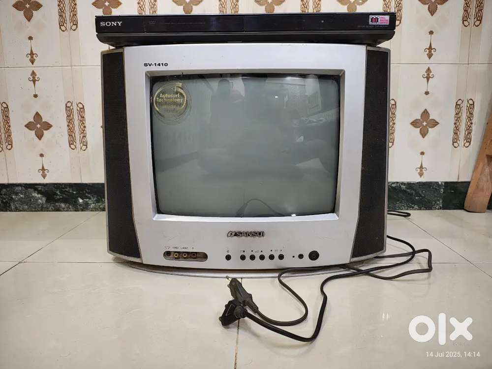 Sansui 14” TV + Sony DVD Player / Good Condition / Bhayandar East
