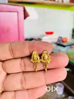 Gold Earing Tops And Locket