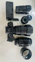 Fujifilm gear - XT4, grip, 18mm and Viltrox 75mm and 23mm lenses
