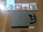 PS4 Slim with 4 games