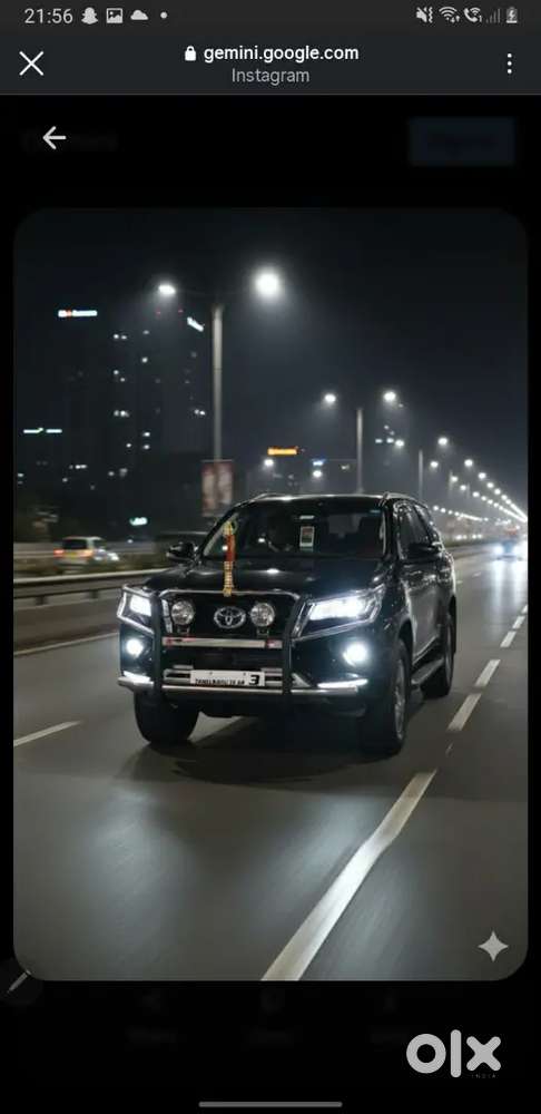 We wanted a driver for fortuner car automatic and experienced