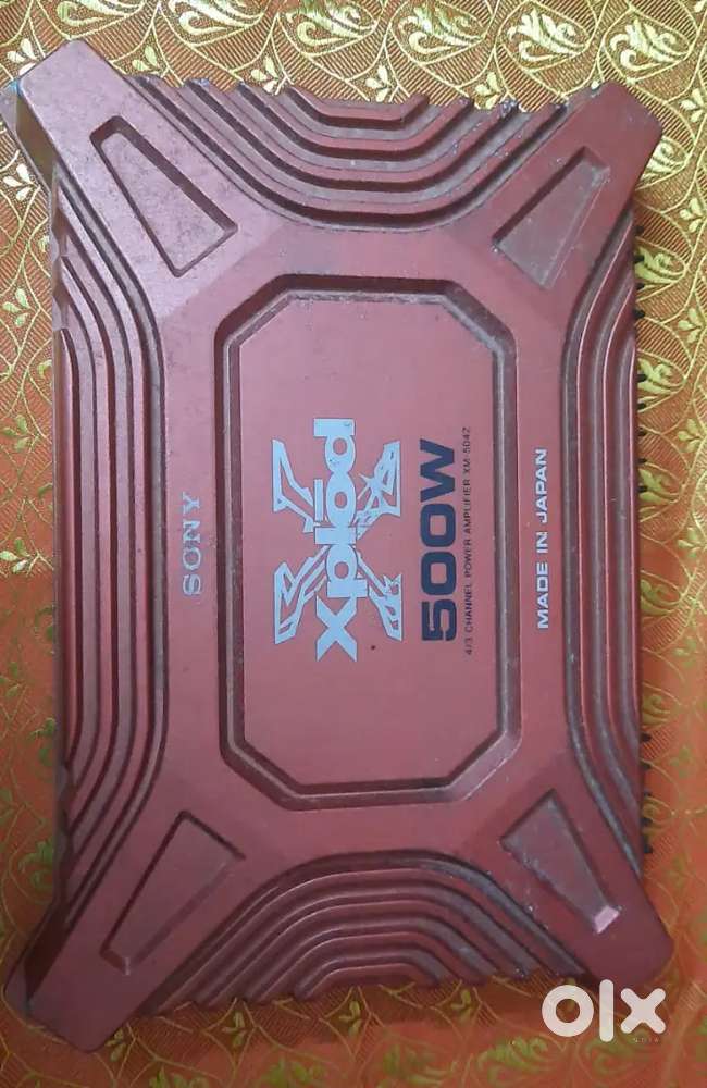 500w sony xplod 4 channel amplifier for sale