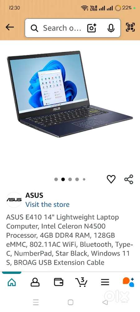 Asus E410 laptop