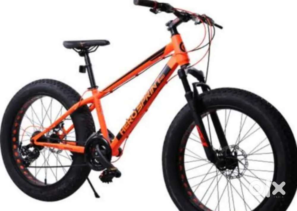 Fat Bike with orange colour