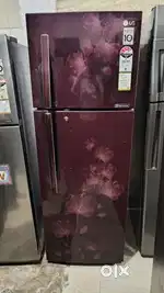 Double door fridge with warranty and good condition