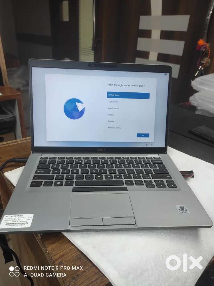 Dell Touch Core i7 10th 10850H, 32gb DDR4, 512 Nvme