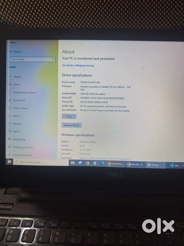 Dell inspiron 4gb - 500gb
