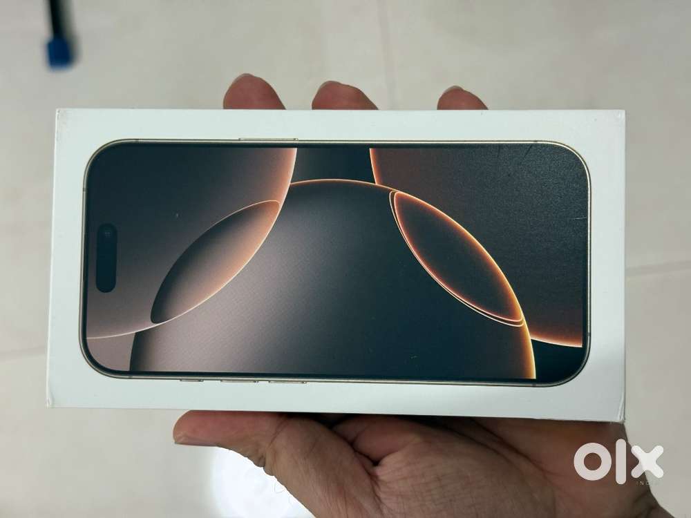 Brand New iPhone 16 Pro 128 GB Desert Titanium at 99000/- (box opened)