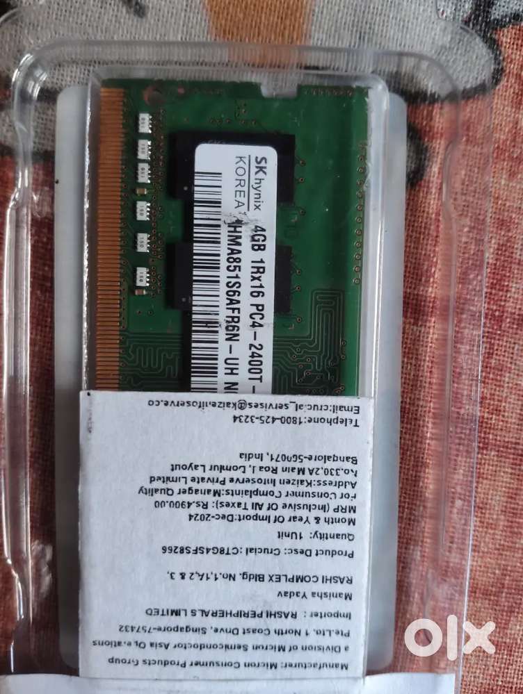 Skhynix (1rX 16 pc4) -2400T