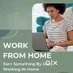 Work from home typing by