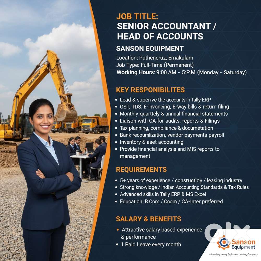 Senior accountant/ accounts head