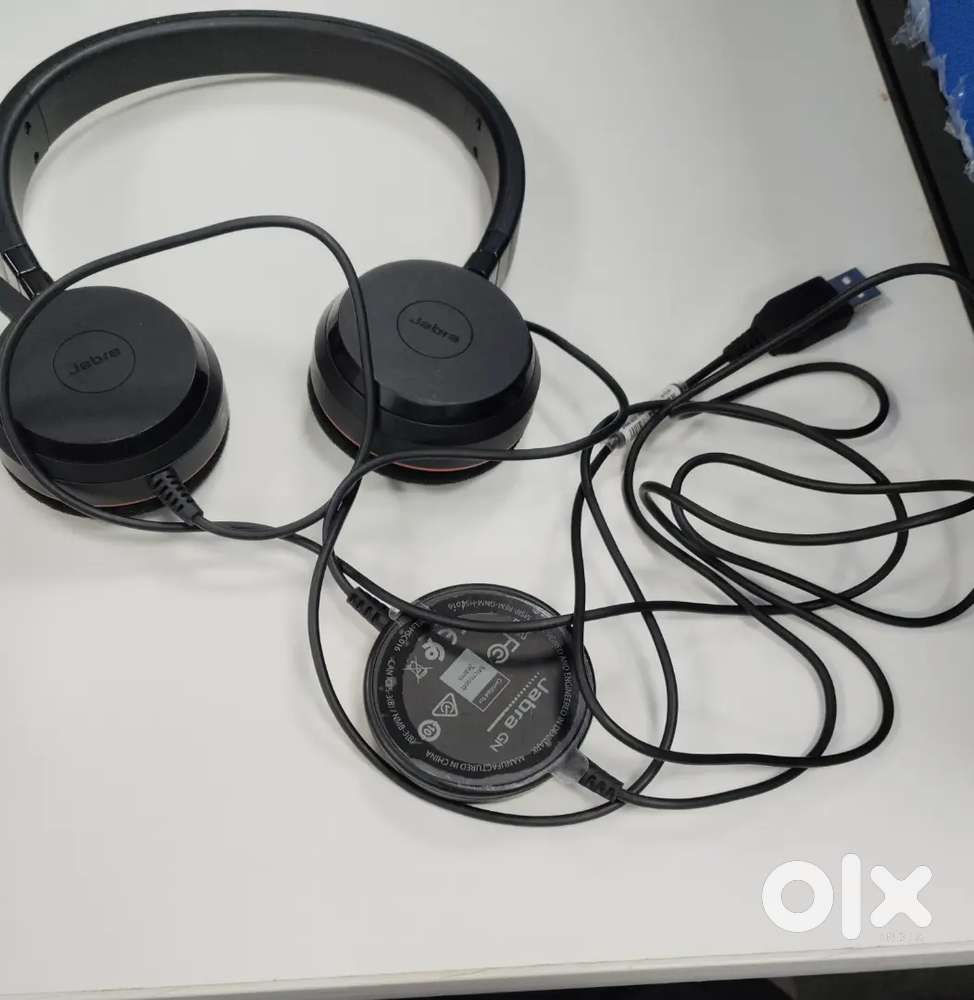 Jabra Evolve 20 Ms Stereo in Ear, Wired, Black, Pack of 1