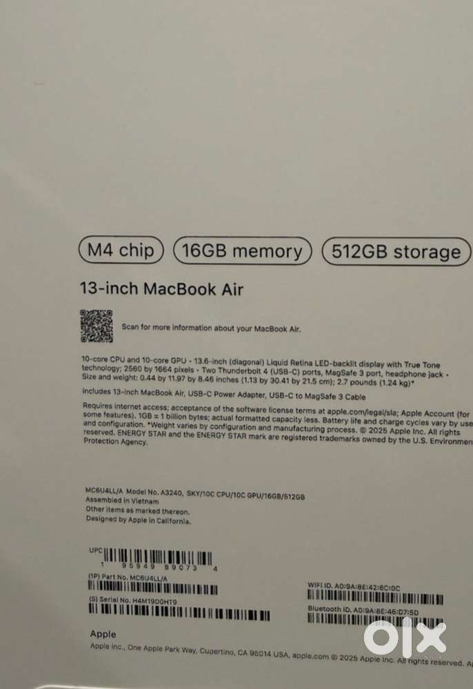 MacBook Air M4
