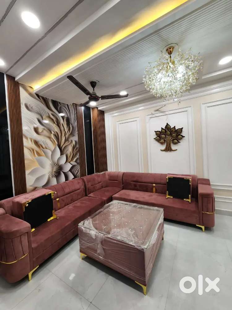 80 sq yards Ltype flat with lift car parking loan avilable 90%