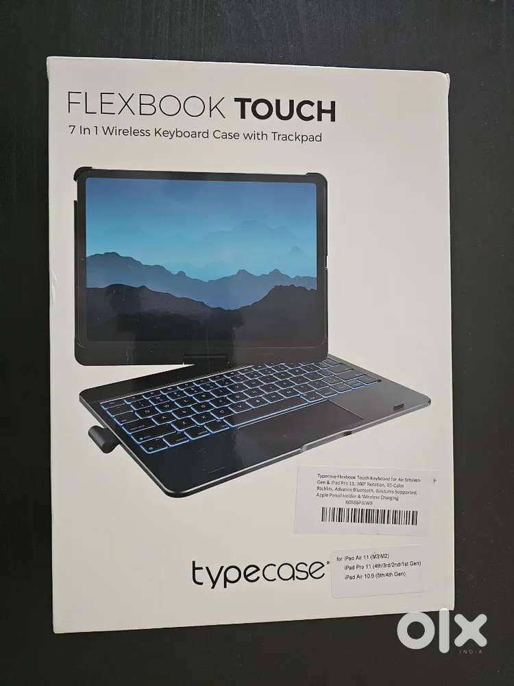 Brand New Typecase Flexbook Touch Case for iPad – Unused.