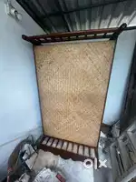 Teak wood double cot