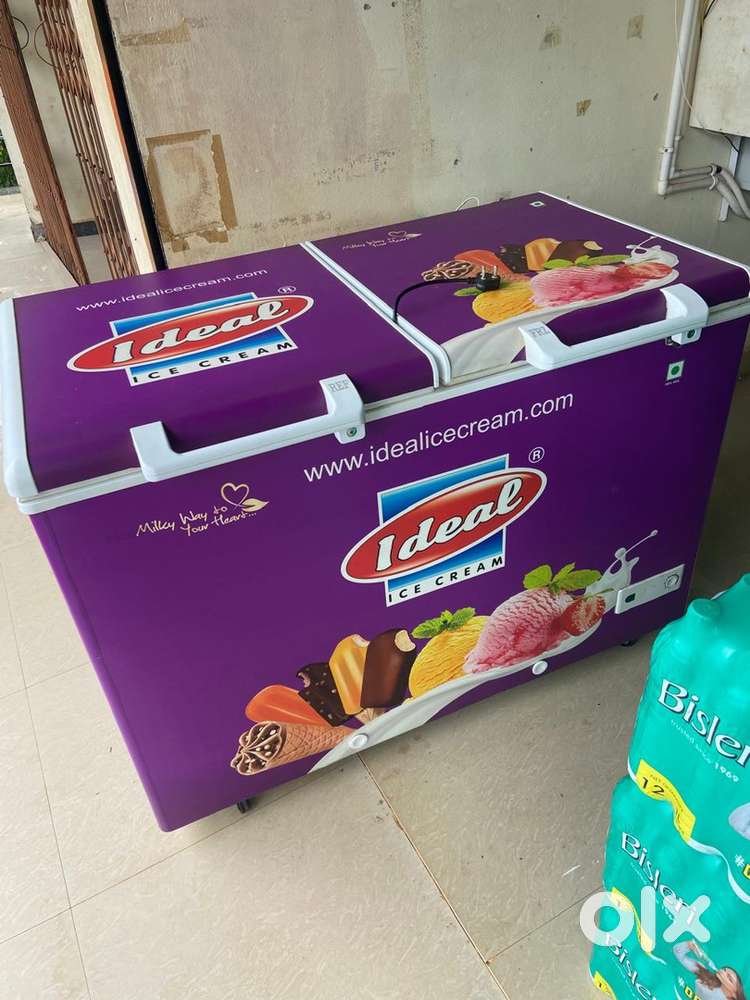 Double Door Cooler and Freezer Two in One White colour