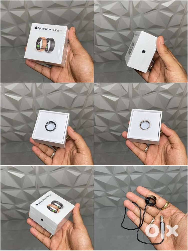 Apple Smart Ring for iphone & Android Users-STEPS, Calorie, SPO2 & HRV