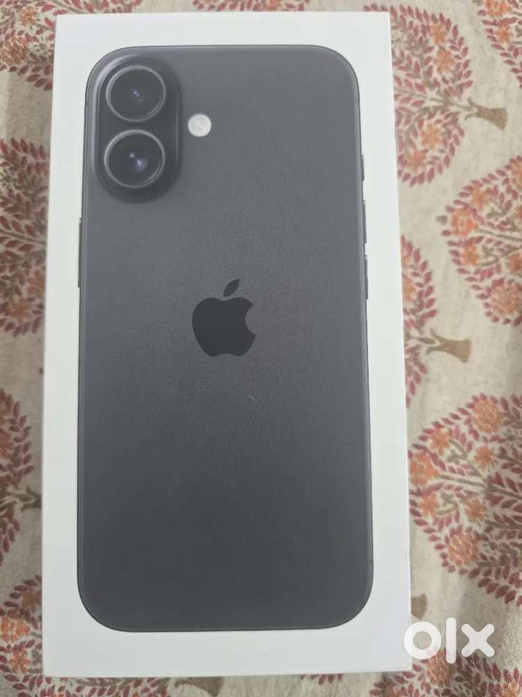 Iphone16 128 gb black colour brand new