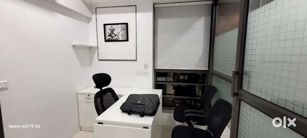510 sq ft Fully Furnished Office Available For Rent In prahlad Nagar.