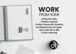 Permanent Work from home opportunity