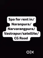 Spa for rent in Navrangpura/Navrangpura/Vastrapur/satellite/CG Road