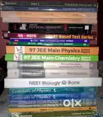 Neet jee books and study materials(negotiable)