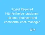 Cafe Chef, helpers, manager.