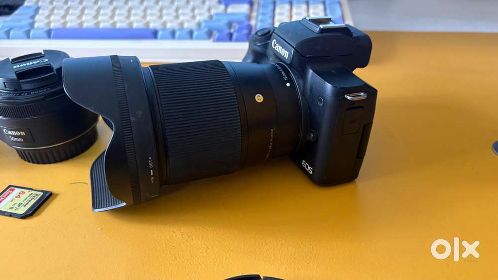 Canon  EOS M50 MARK ll with 3 lens, Speed Booster Adopter ND filter