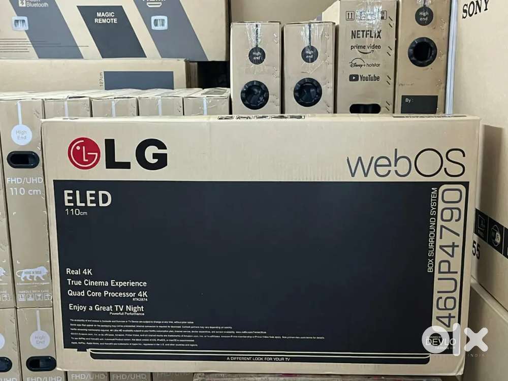 43 50 55 65 75 50% off voice remote Google TV smart Android lete