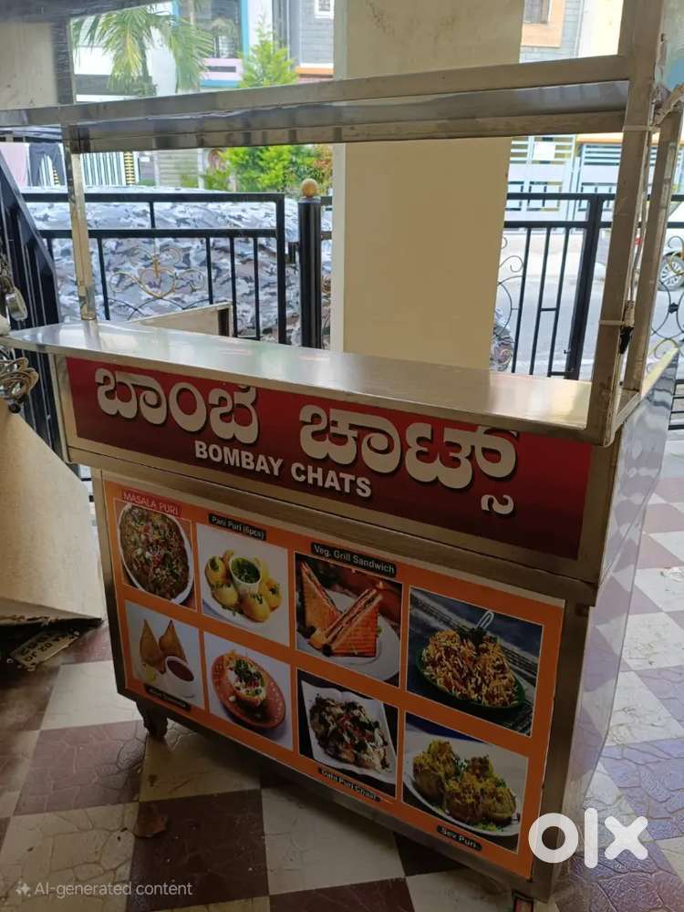 SS Steel Pani Puri counter