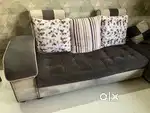 CORNER SOFA SET WITH 4 PUFFY (WFD)