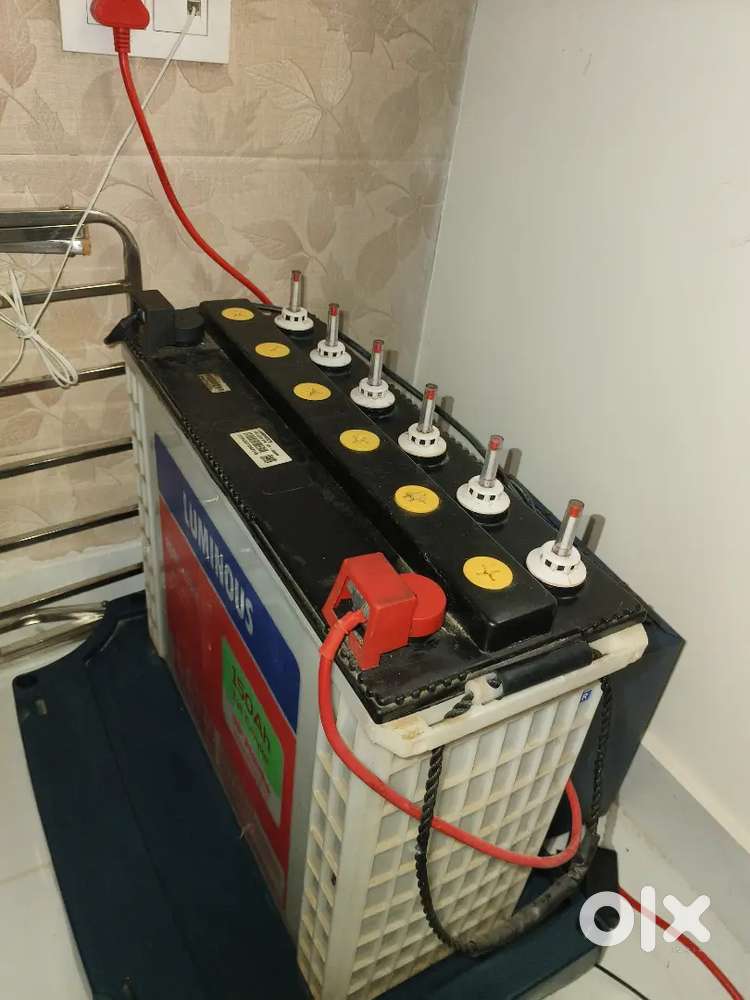 Luminous Inverter with 150Ah vertical Battery in excellent condition