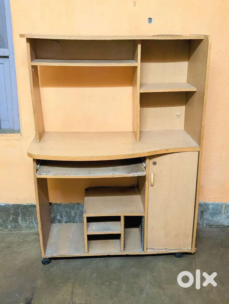 Computer & Study Table with Bookshelf,Good Condition, Negotiable Price