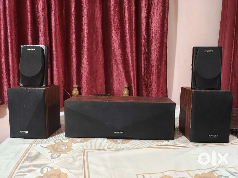 KENWOOD AND SONY SPEAKERS