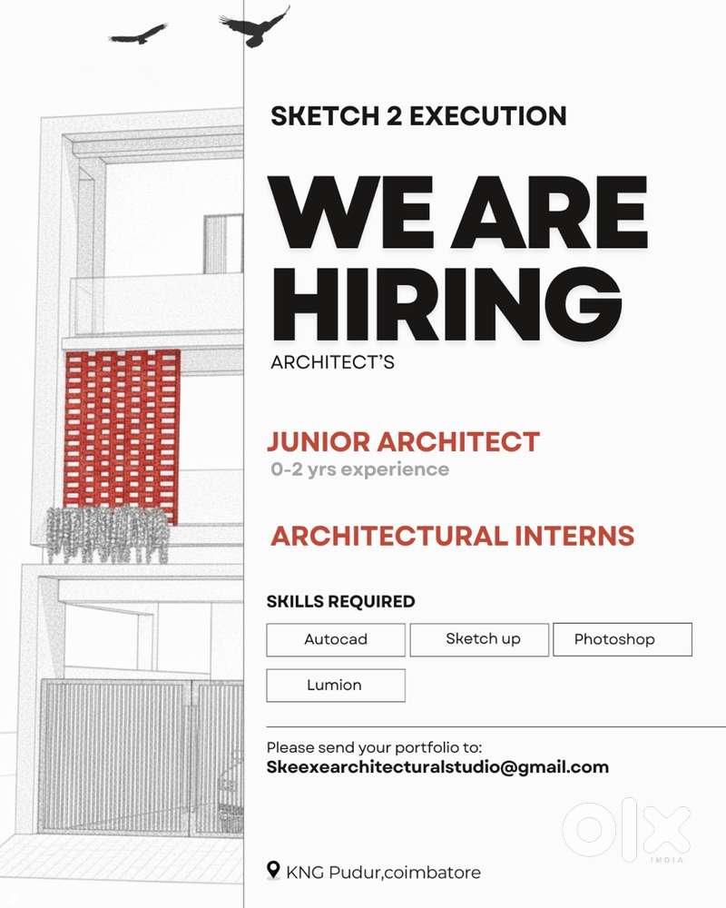 Junior architect hiring