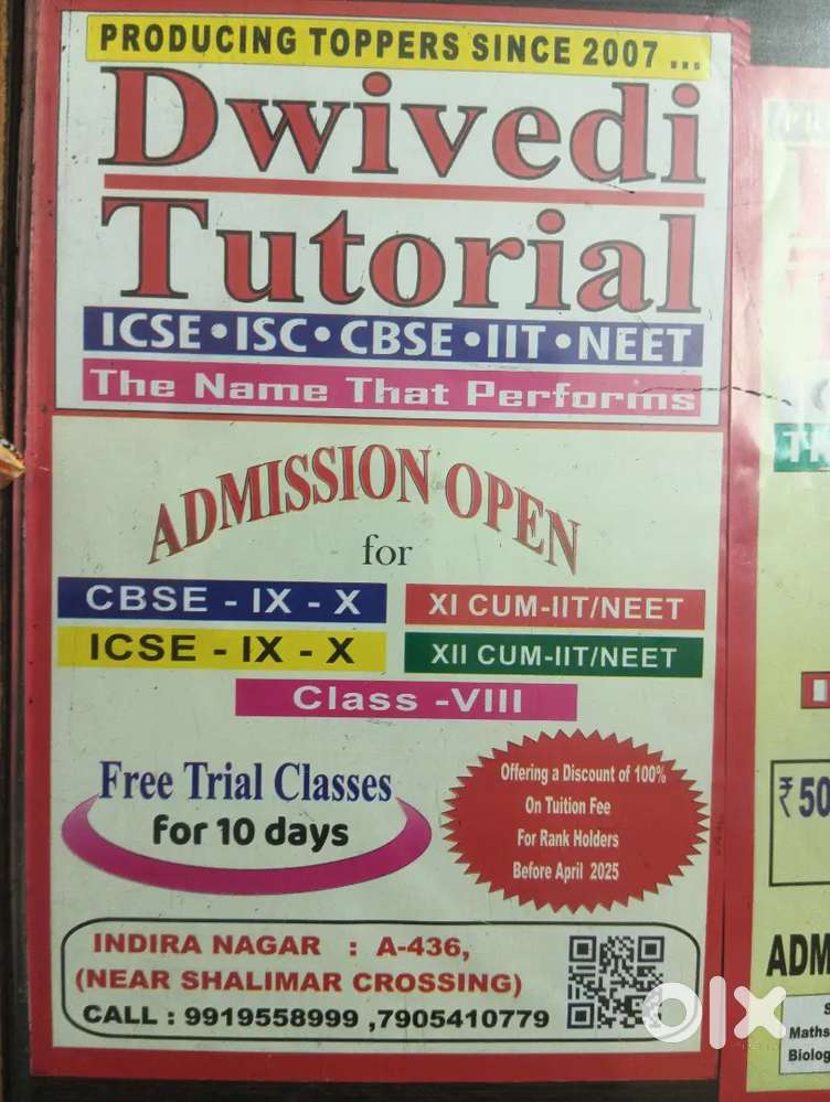 Dwivedi tutorial hiring receptionist and teachers