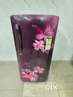 LG single door flower design meroon colour refrigerator inverter