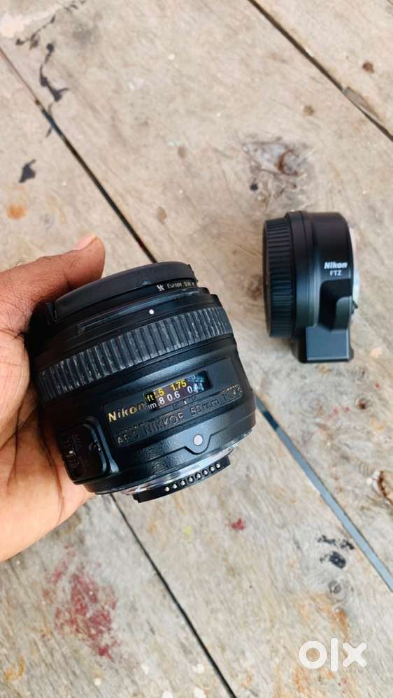 Nikon FTZ and 50mm AF S lens