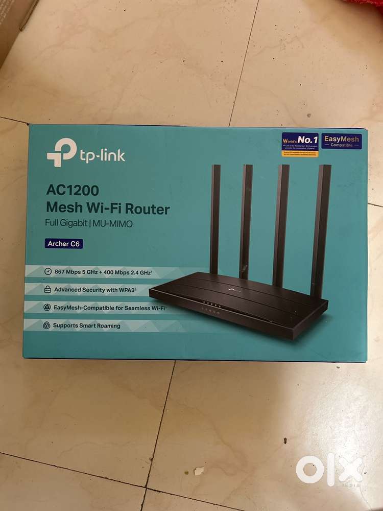 Archer 6 Tp Link Mesh Wifi Router 5 GHz & 2.4 GHz 4 Antenna