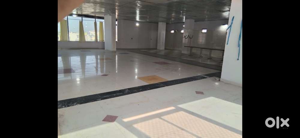 Corporate office space with partitions