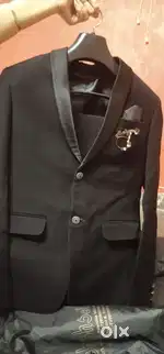 Royal black coat pent colour all black best quality