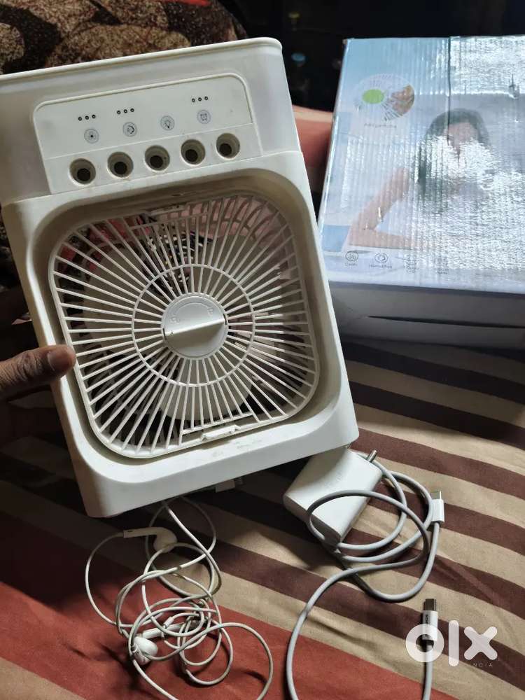 Apple headphones and RGB Fan Samsung Charger