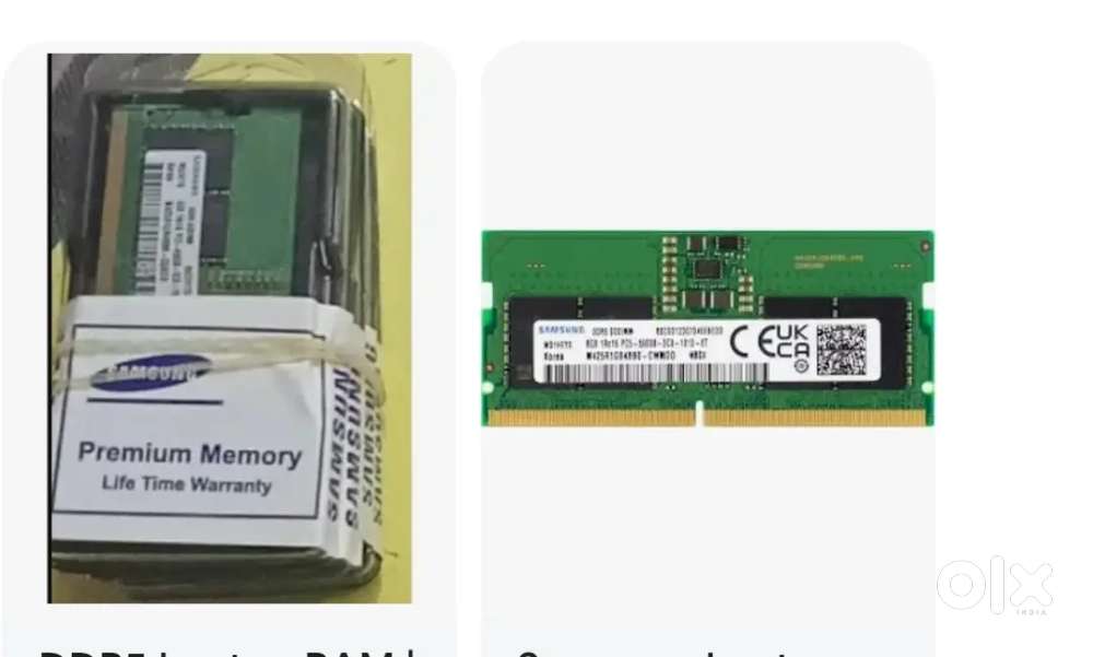 Laptop RAM DDR5 8gb 5200mhz