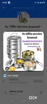 Khana tiffin service Asansol