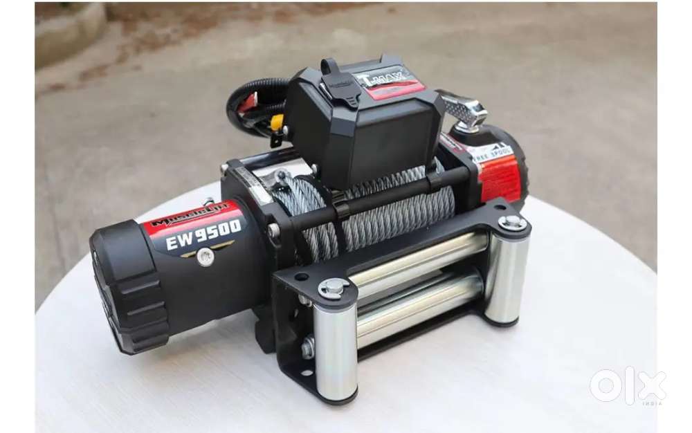 4G 1500 KG 4.0 KW KCD Electric Winch With 8 MM & 70 Meter Wire Rope