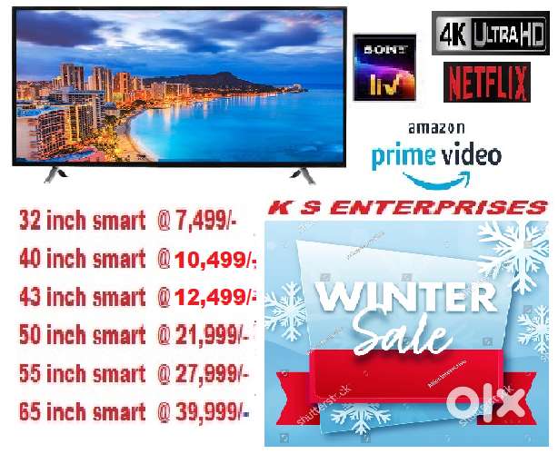 55 inch smart QLED @ 27999/- only with BT, inbuilt voice command