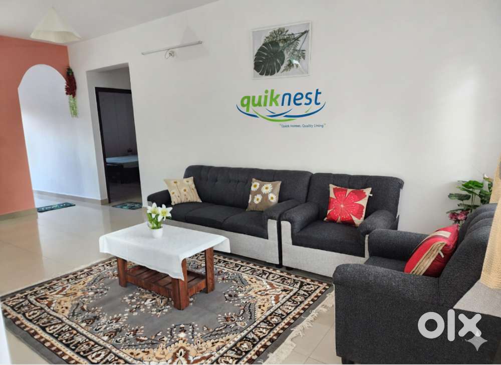 2 BHK Fully-Furnished Apartment for Lease in Kalyan Nagar