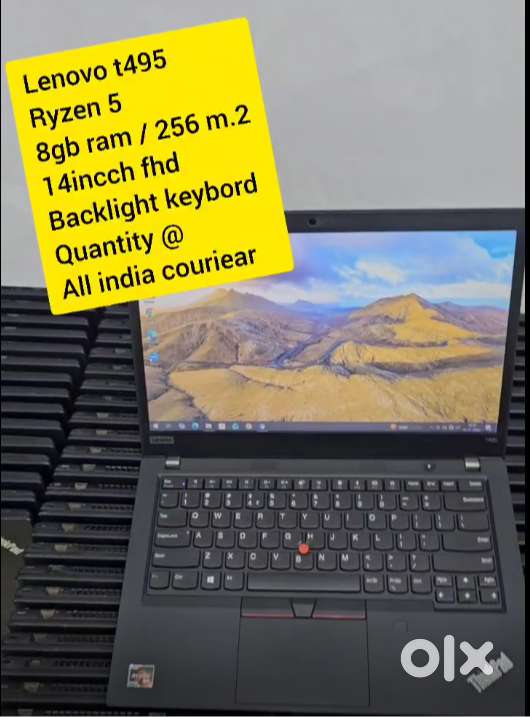 Lenovo ThinkPad T495 – Ryzen 5  8GB  256GB M.2  Backlit  14 FHD